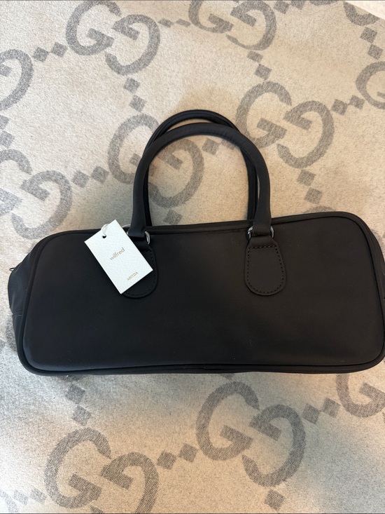 Wilfred Handbags - Wilfred Black Top-Handle Bowling Bag